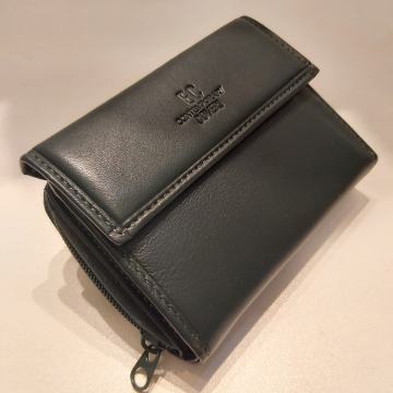 Zeleni kožni novčanik Coveri