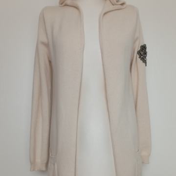 Alberto Bini pleteni vuna kašmir kardigan vesta tunika