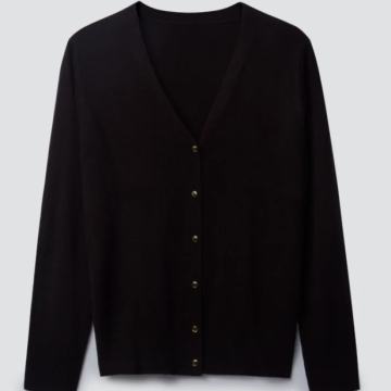 CRNA VESTA NA GUMBE  VEL.38 I VEL. 40 - NOVO