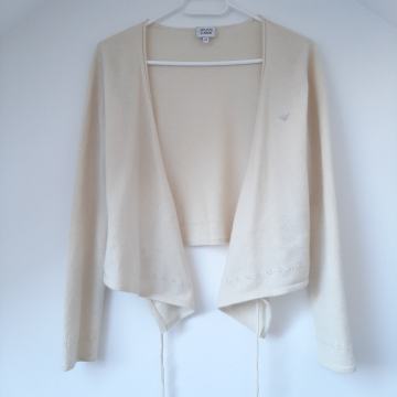 Bijela vesta od kašmira ARMANI 34 36