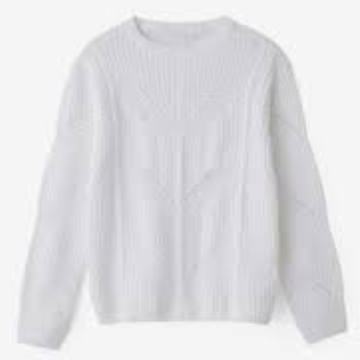 Bijeli pulover vel.38/40 -  NOVO