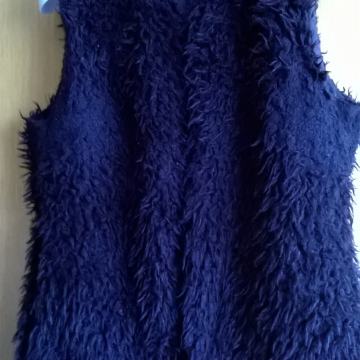 CRNI ČUPAVI PRSLUK - VEL.L