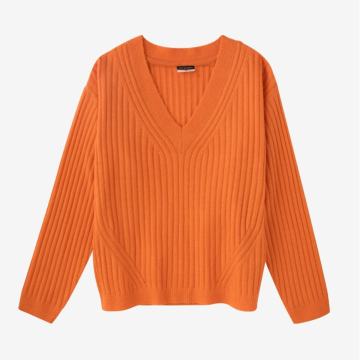 NARANČASTI PULOVER VEL.M  - NOVO