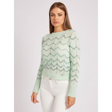 Guess Sophie pulover mentol zeleni