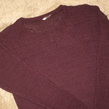 LJUBIČASTI PULOVER - KONČANI VEL. M/L - NOVO