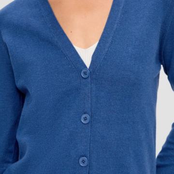 PLAVA VESTA NA GUMBE VEL.36/38/40 - NOVO S ETIKETOM