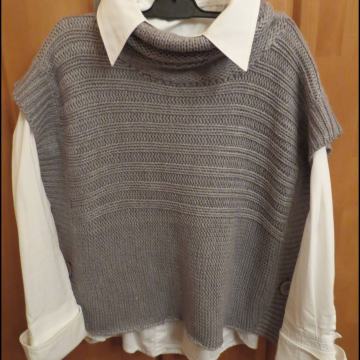 Sivi prsluk, L, NOVO