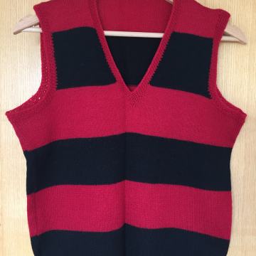 Prekrasan prugasti prsluk, vel. S/M