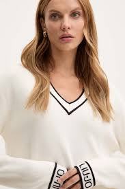 Pulover s dodatkom svile Liu Jo