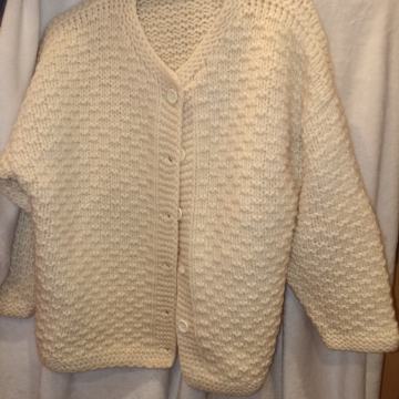 NOVIJA PLETENA VESTA 40 42 44 L XL 2XL ŽENSKA KARDIGAN VUNENA KAPUTIĆ