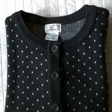 TAMNOSIVA VESTA S TOČKICAMA - VEL.M