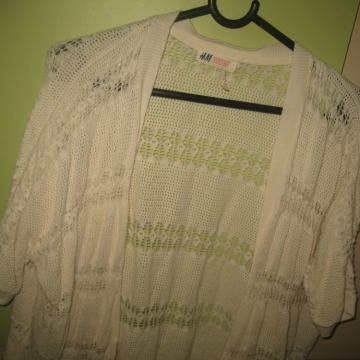 H&M BEŽ KARDIGAN VESTA VEL. UNIVERZALNA