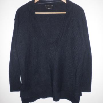 ZARA KNIT - ŽENSKA TOPLA VUNENA VESTA / PULOVER 44 L