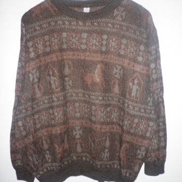 ŽENSKA TOPLA VUNENA MAJICA / VESTA 54 XXXL