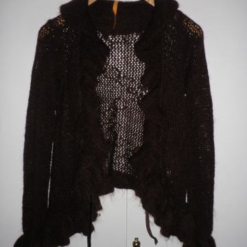 ŽENSKA TOPLA VUNENA VESTA / PULOVER 36 S