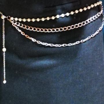 AKCIJA!!!!!! REMEN BOHO, METALNI S UMJETNIM PERLAMA