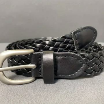 CRNI PLETENI REMEN  - NOVO