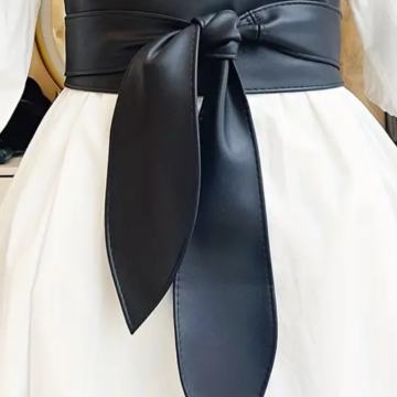 CRNI REMEN NA VEZANJE VEL. UNI NOVO