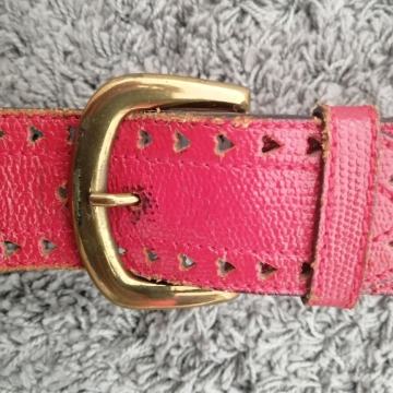 Moschino vintage kožni remen