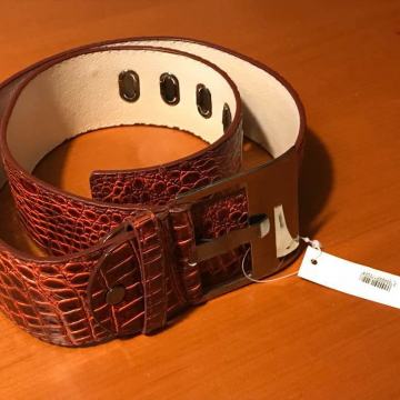 Zenski remen od umjetne zmijske koze