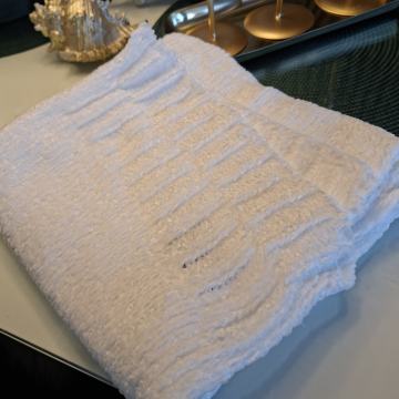 BIJELI ZIMSKI ŠAL - NOVO