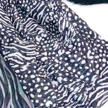 Šal crno - bijeli - NOVO