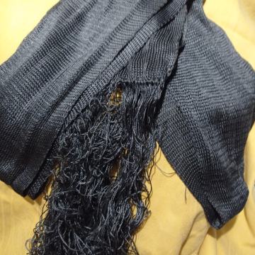 ŠAL dugi -svila-modrplavi