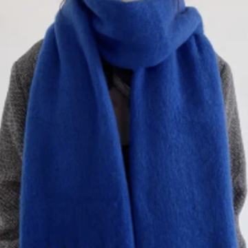 VELIK PLAVI ZIMSKI ŠAL S PON - PON