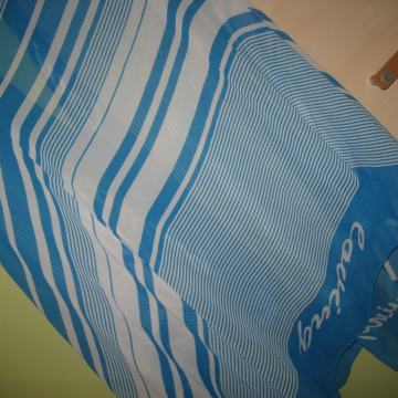 VELIKI ŠAL PLAVO - BIJELI - za ogrnuti se