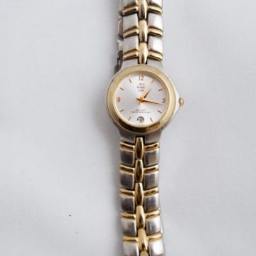 Bill Robinson Model BR2034 Womens Silver & Gold Tone Watch Heavy