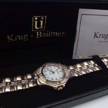 ⓉⒶⓋⒶⓃ Krug Baumen Baron ženski sat