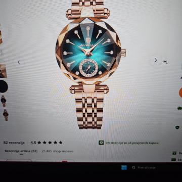 LUKSUZNI MODNI ŽENSKI SAT