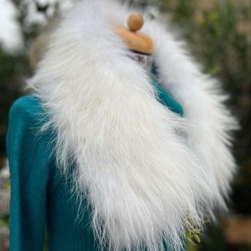 Polarna lisica ovratnik od lisičjeg krzna