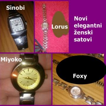 NOVI VINTAGE RUČNI ŽENSKI SAT SINOBI LORUS MIYOKO FOXY MANJE KUĆIŠTE