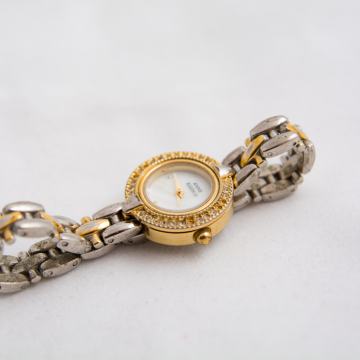 Sat zenski - ANNE KLEIN II Crystal Bezel, Sunburst Face