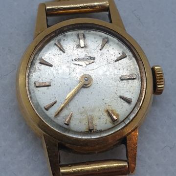 Vintage Longines gold 18kt braceles watch