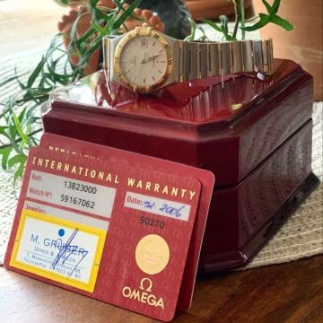 Ženski sat Original Omega Constellation, zlatni/čelični