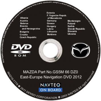 najnovija karta hrvatske NAJNOVIJA!!! Mazda DVD navigacija Denso, zadnje karte Hrvatske i EU ! najnovija karta hrvatske