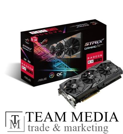 asus rog strix radeon rx 580 oc rog strix rx580 o8g gaming 8gb gddr5 slika 90851214