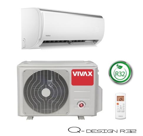 Vivax ACP-09CH25AEQI klima uređaj, inv. 2.64/2.93 KW ACP 