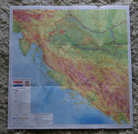 karta hrvatske za osnovnu školu Geografska karta Hrvatske za 8. razred karta hrvatske za osnovnu školu
