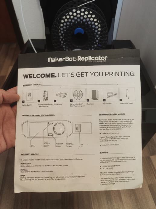 MakerBot Replicator Desktop 3D Printer