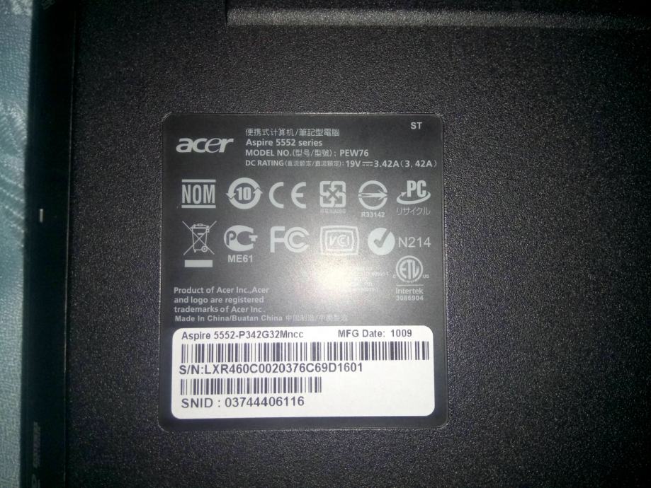 Dalle Acer Aspire A515-57-752J - 15.6 Full HD