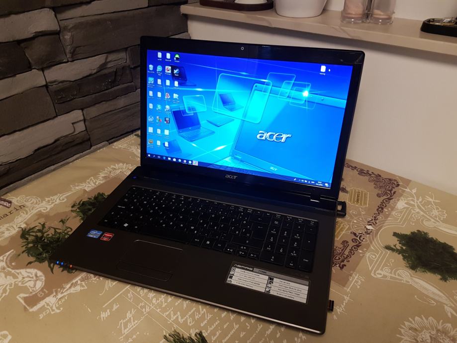 Couvercle LCD Bleu Pour Acer Aspire 7560 7750 - Neuf - Pièce Détachée Origine