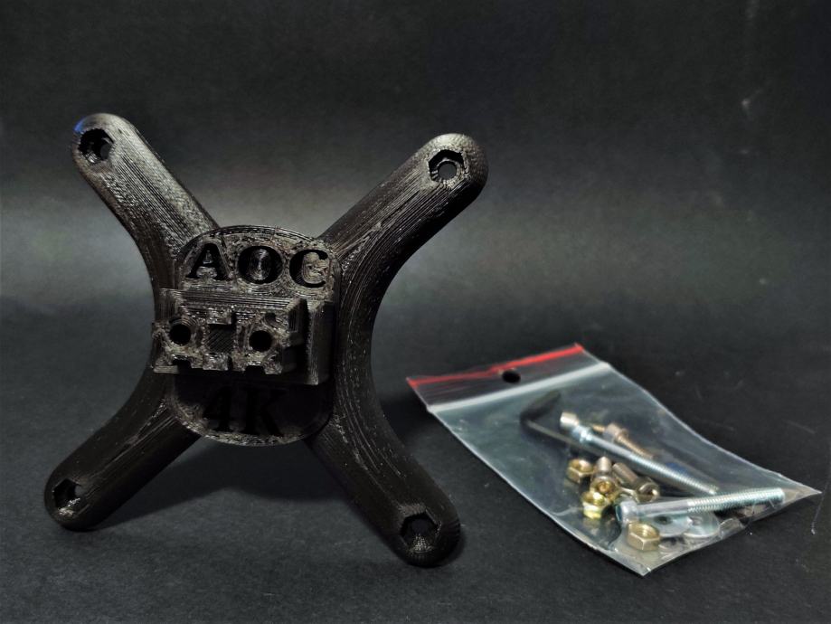 AOC U2879VF VESA 75x75 mm / 100x100mm mount adapter