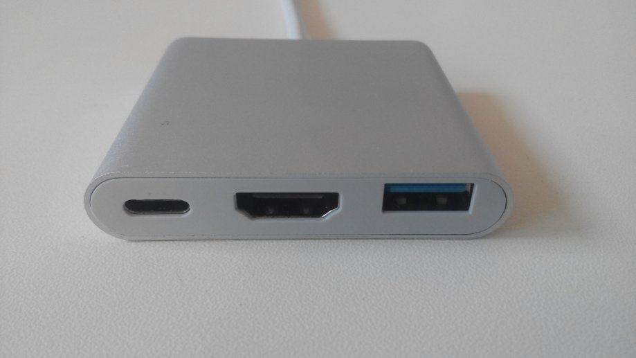 USB Type C (Thunderbolt 3) adapter 3-in-1