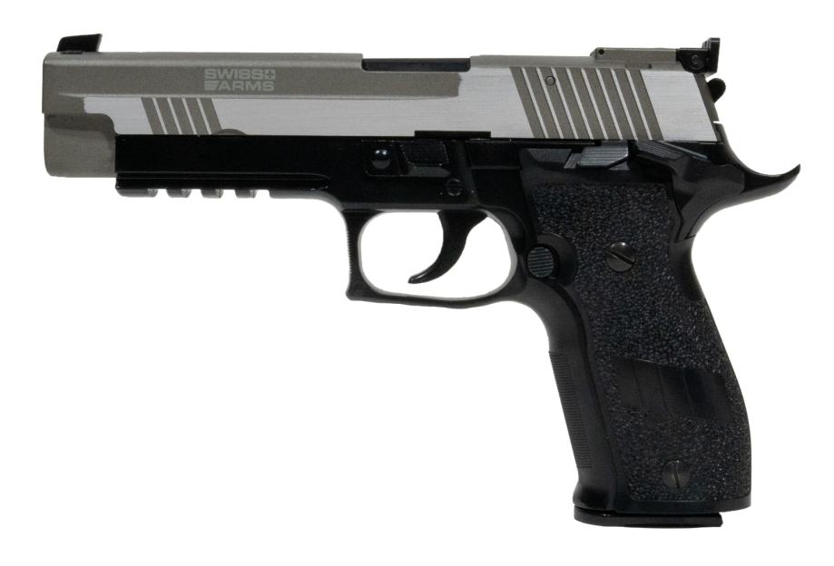 SWISS ARMS NAVY PISTOL XXL AIRLINE DUAL TONE CO2 BLOWBACK AIRSOFT