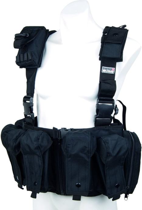 Swiss Arms Tactical Vest/Chest Rig - Black
