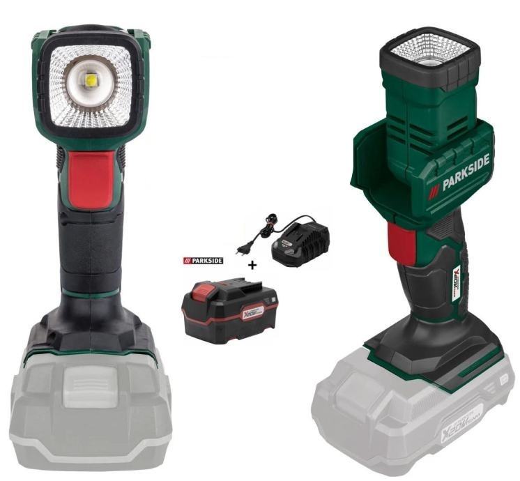 PARKSIDE Akku-LED-Handlampe PLHLA 20-Li X 20 V – Ohne Akku & Ladegerät, Mit Rutschfestem Griff