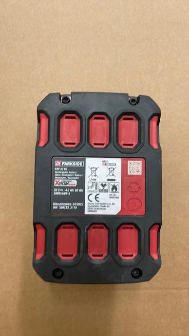 Baterija Parkside 4Ah / 20V